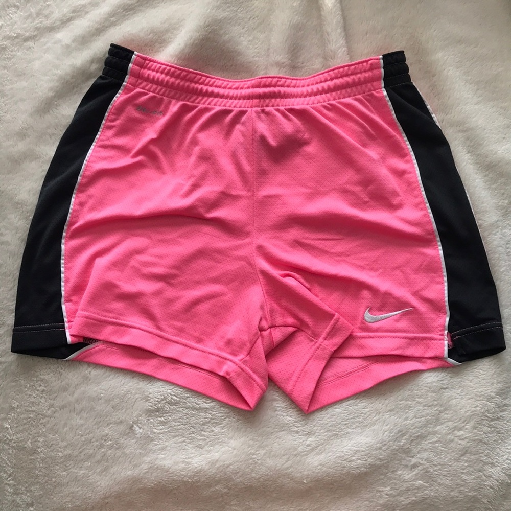 Pink & Black Nike Shorts